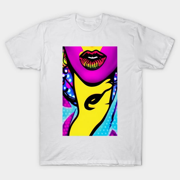 Popart Popculture Sexy Lips T-Shirt by ShopSunday